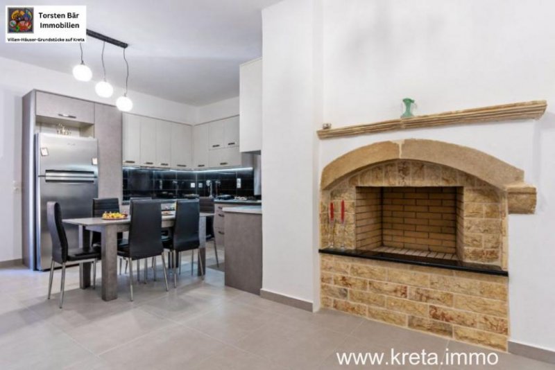 Mitropoli Kreta Mitropoli moderne renovierte Naturstein Villa mit separatem Studio zu verkaufen Haus kaufen